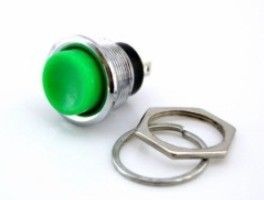 IC180  BTN-03 Yeşil 11x24mm Metal Push Buton Yuvar #3