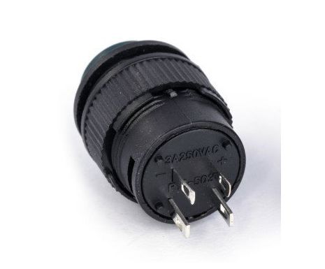 IC180B Işıklı Buton Yaylı 16mm. Kırmızı Buton #3