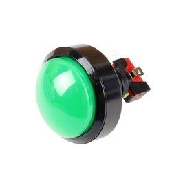 IC180J-5 Atari Buton 24mm 12V Led 100mm Kafa Yeşil