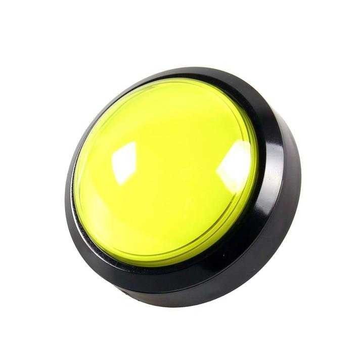 IC180J-5 Atari Buton 24mm 12V Led 100mm Kafa Sarı