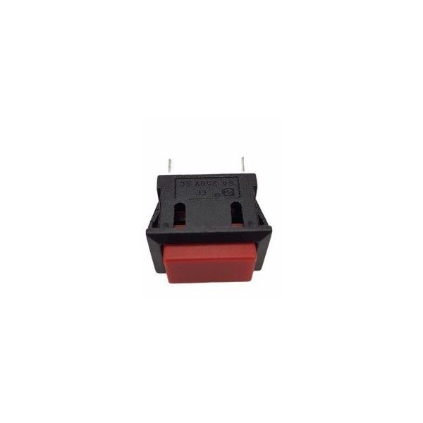 IC180K Kırmızı Plastik Buton Yaylı 2P - PBS15B