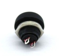 IC184 Siyah Plastik Yuvarlak Buton 17mm,22mm #3