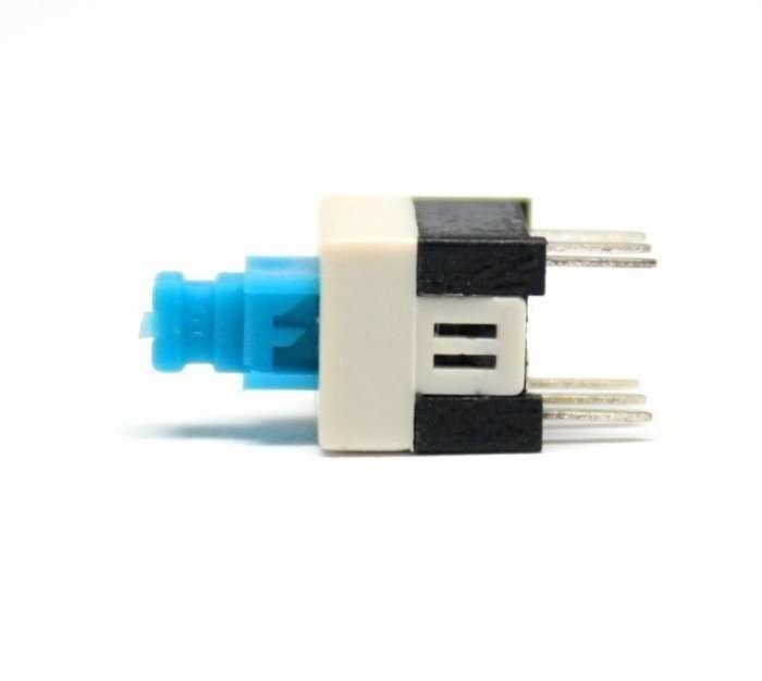 IC196 Çıt Çıt Anahtar Mini Mavi 6P Kalıcı 7x7mm