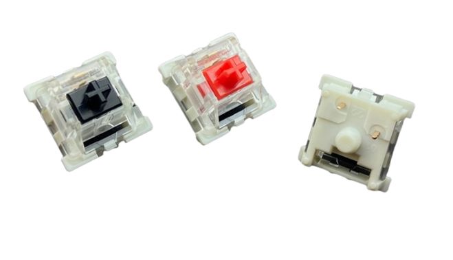 IC204D Mekanik Klavye Butonu Kırmızı 45GF #1