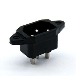 IC212 3 Pin Power Erkek Soket Şase Monte