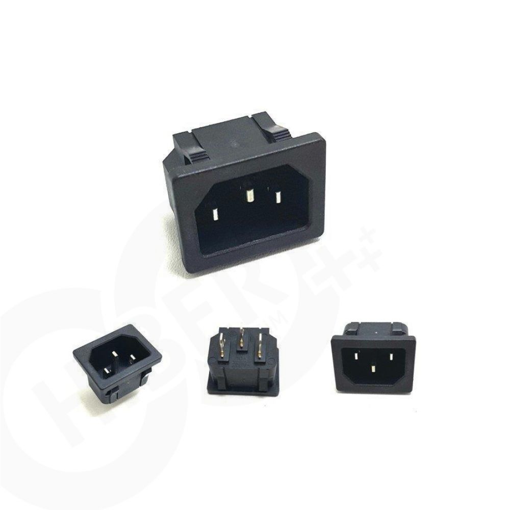 IC212B 3 Pin Power Erkek Soket Şase Monte Kulaksız #2