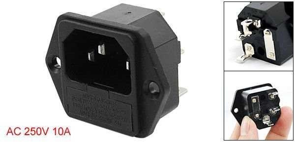 IC213 3 Pin Power Şase Sigortalı Soket Max #4