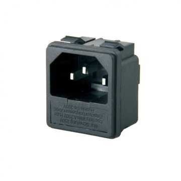 IC213A 3 Pin Power Şase Sigortalı Erkek Soket Kulaksız