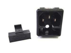 IC213A 3 Pin Power Şase Sigortalı Erkek Soket Kulaksız #2