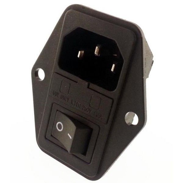 IC214S 3 Pin Power Şase Erkek Anah.+Sig. Kulaklı 