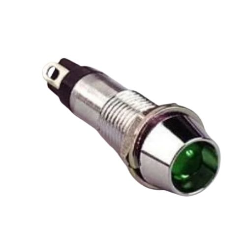 IC225 Sinyal Lambası Metal 8mm 24V Yeşil 