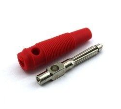 IC238B Banan Fiş Erkek Kırmızı Silikonlu #4