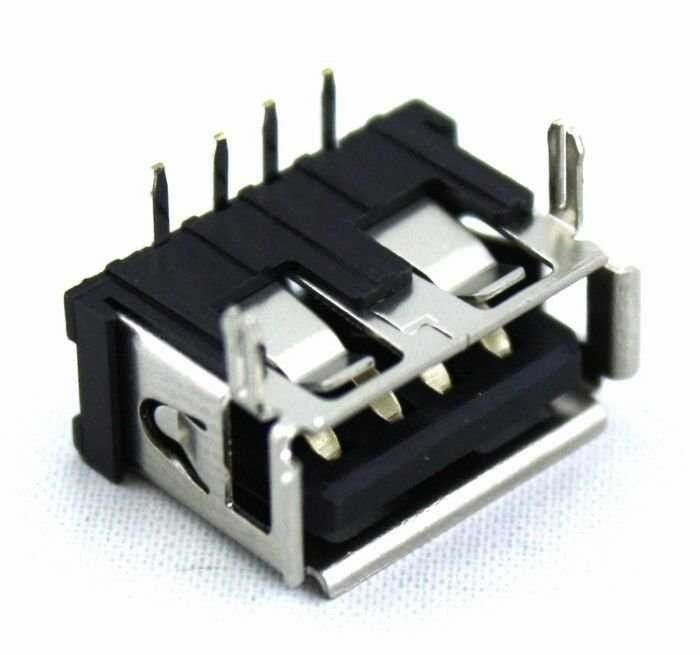 IC265C Usb Dişi Şase Soket 90º Kısa #2