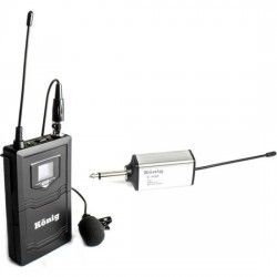 König K-400 Şarjlı Uhf Telsiz Kablosuz Tekli Yaka