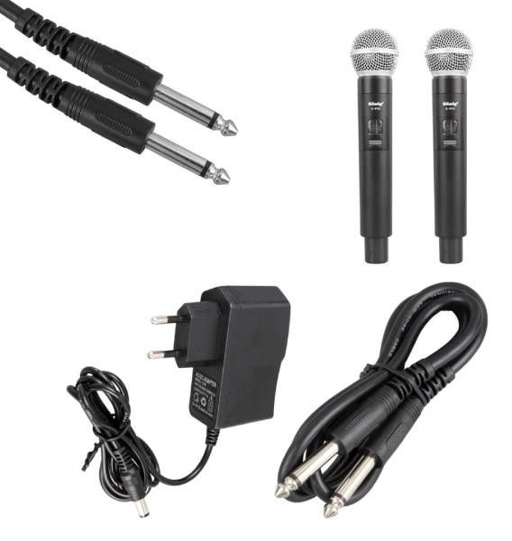 König K-990 E-E UHF Çift Kanal 2 li El Mikrofonu #4