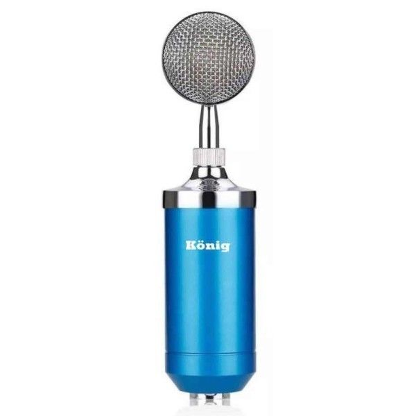 König K-CM502 Condenser Kayıt Mikrofonu (Mavi)