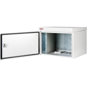Lande 07U 600x450 IP55 Duvar Tipi Rack Kabin Beyaz