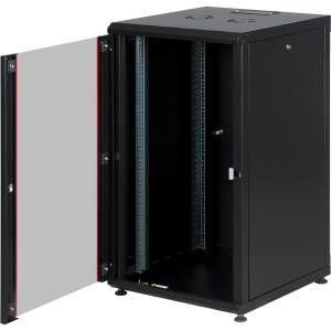 Lande 22U 600x600 Tekerlekli Rack Kabin Siyah #2