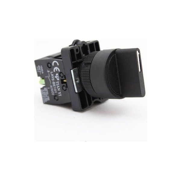 LAY5-ED53 22mm Kısa Mandal 1-0-2 Yaylı 2NO #2