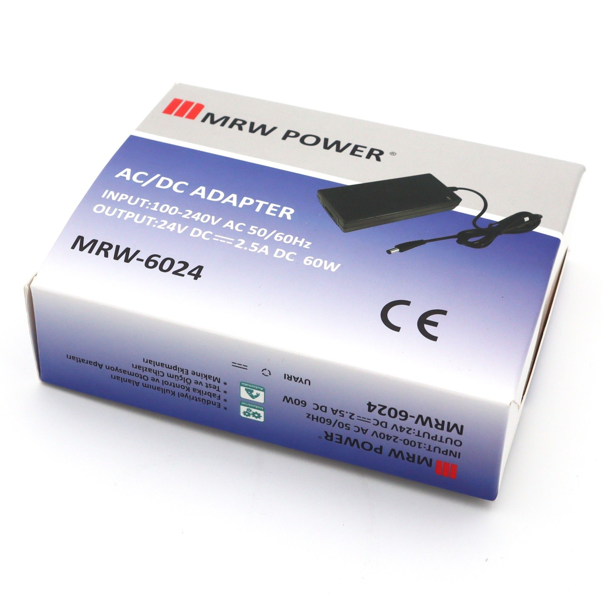 Mervesan MRW-6024 60W 24V 2.5A 5.5x2.1mm Masa Tip  #3
