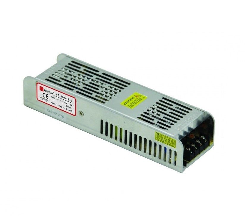 Mervesan MT-100-12 100W 12V 8.5A Metal Kasa Adaptör