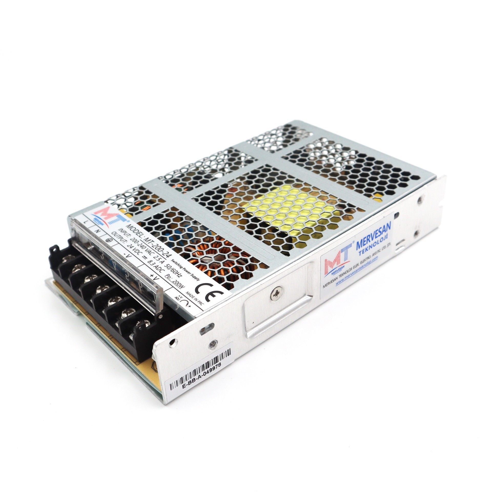 Mervesan MT-200-24 200W 24V 8.3A Metal Kasa Adaptör #2