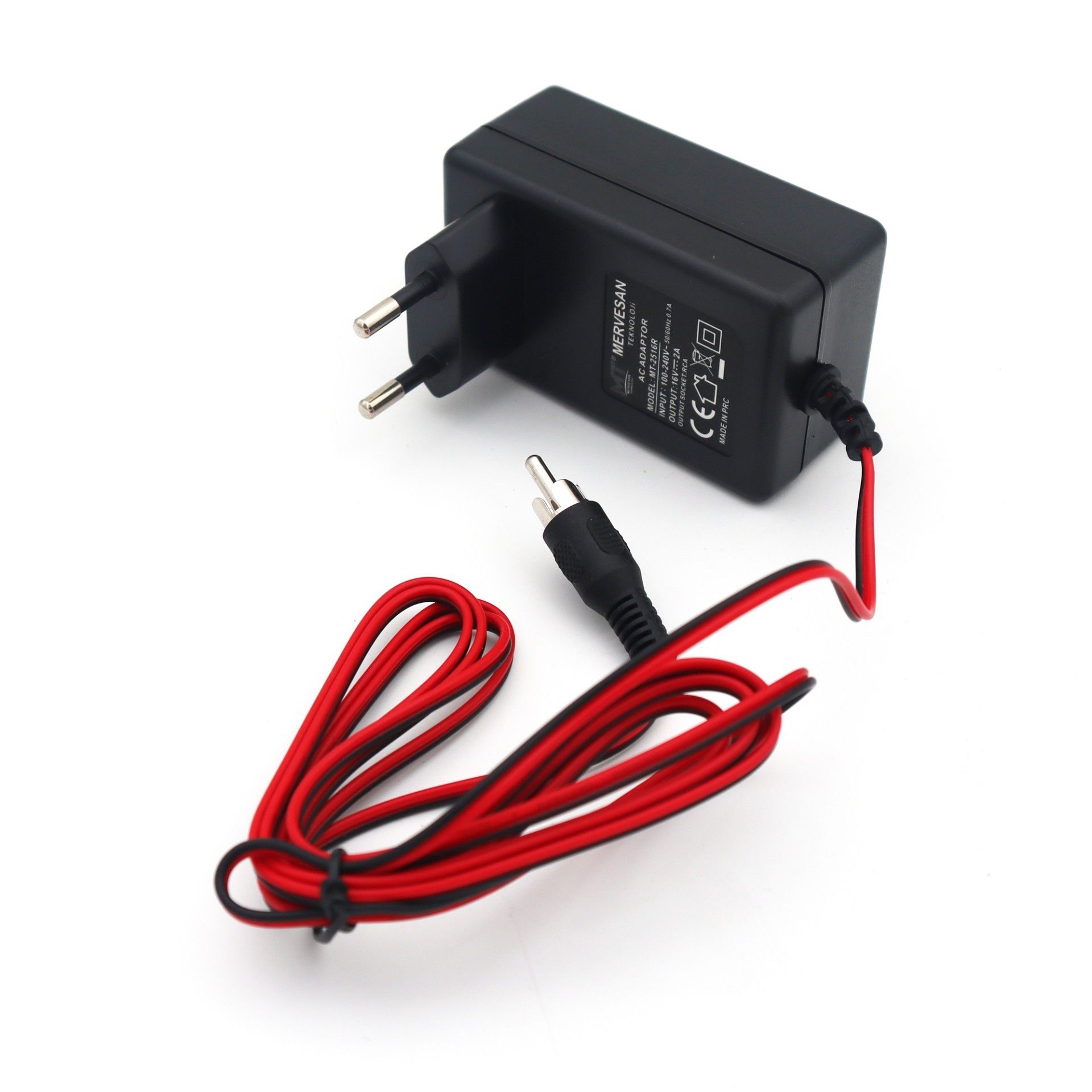 Mervesan MT-2516R 25W 16V DC 1.5A Rca Priz Tipi Adaptör