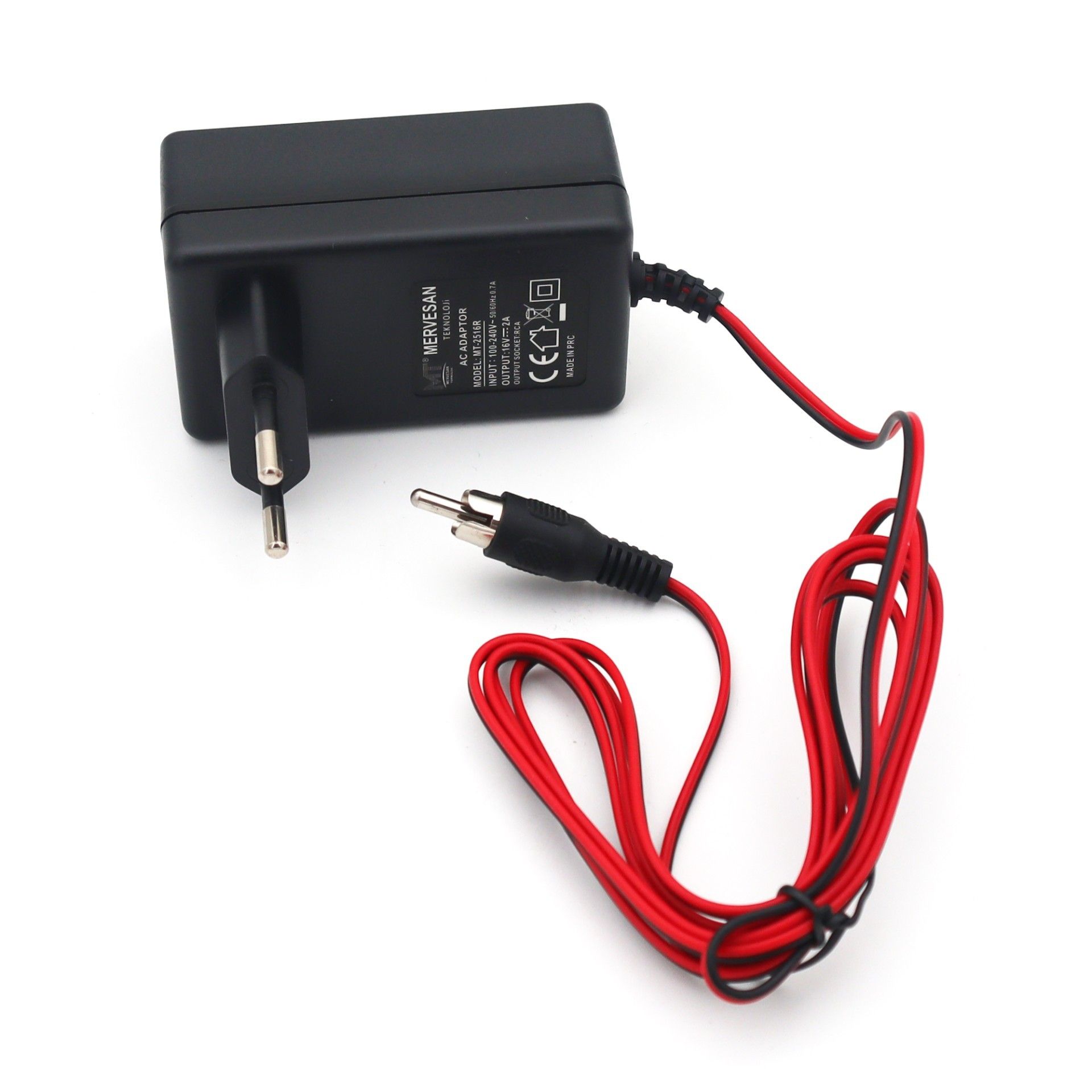 Mervesan MT-2516R 25W 16V DC 1.5A Rca Priz Tipi Adaptör #2