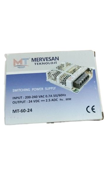 Mervesan MT-60-24 60W 24V 2.5A Metal Kasa Adaptör #2