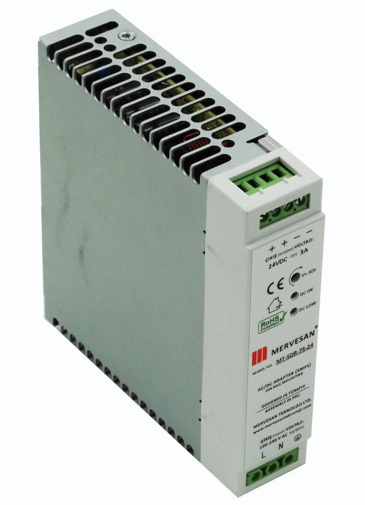 Mervesan MT-SDR-120-24 24V 5A Ray Tip SMPS Adaptör #2