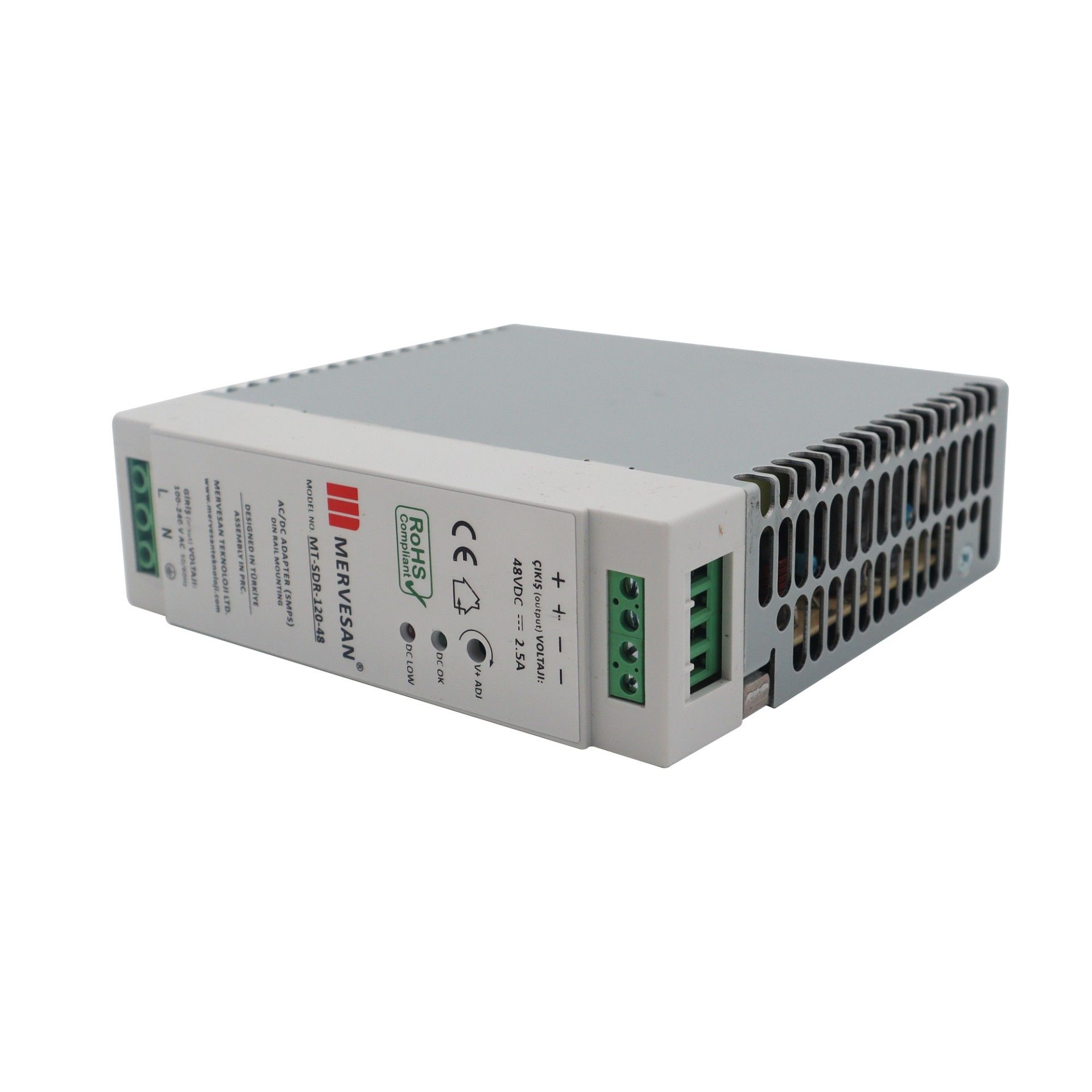 Mervesan MT-SDR-120-48 48V 2.5A Ray Tip SMPS Adapt #2