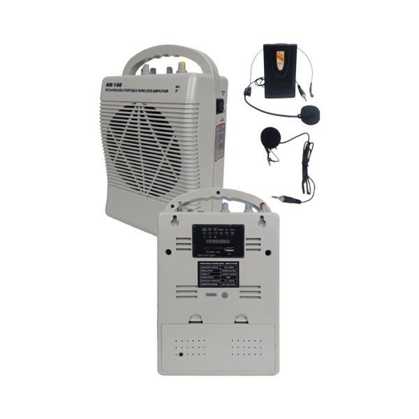 Midex MR-100 1 El 1 Yaka Portatif Ses Sistemi #3