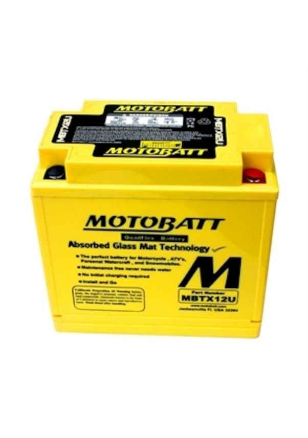Motobatt MBTX12U 12V 14Ah Motosiklet Aküsü #2