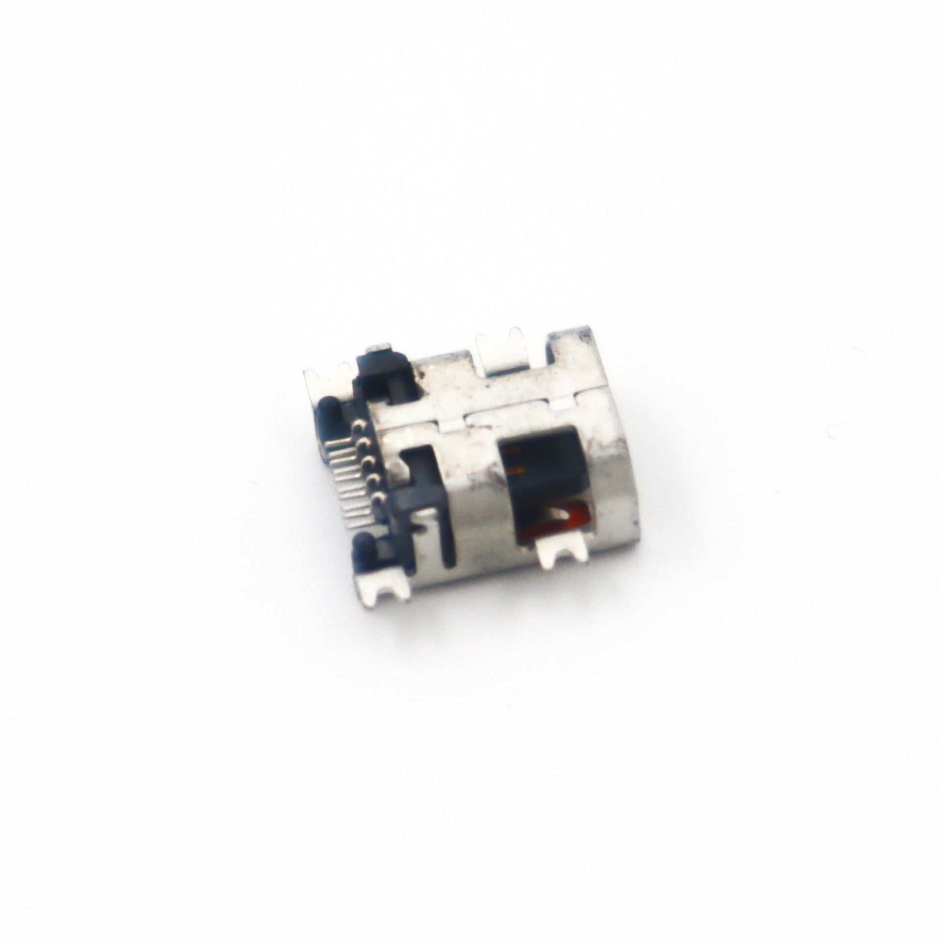 MS-073 Smd 10 Pin Mini Usb Dişi Gold Şase Soket #2