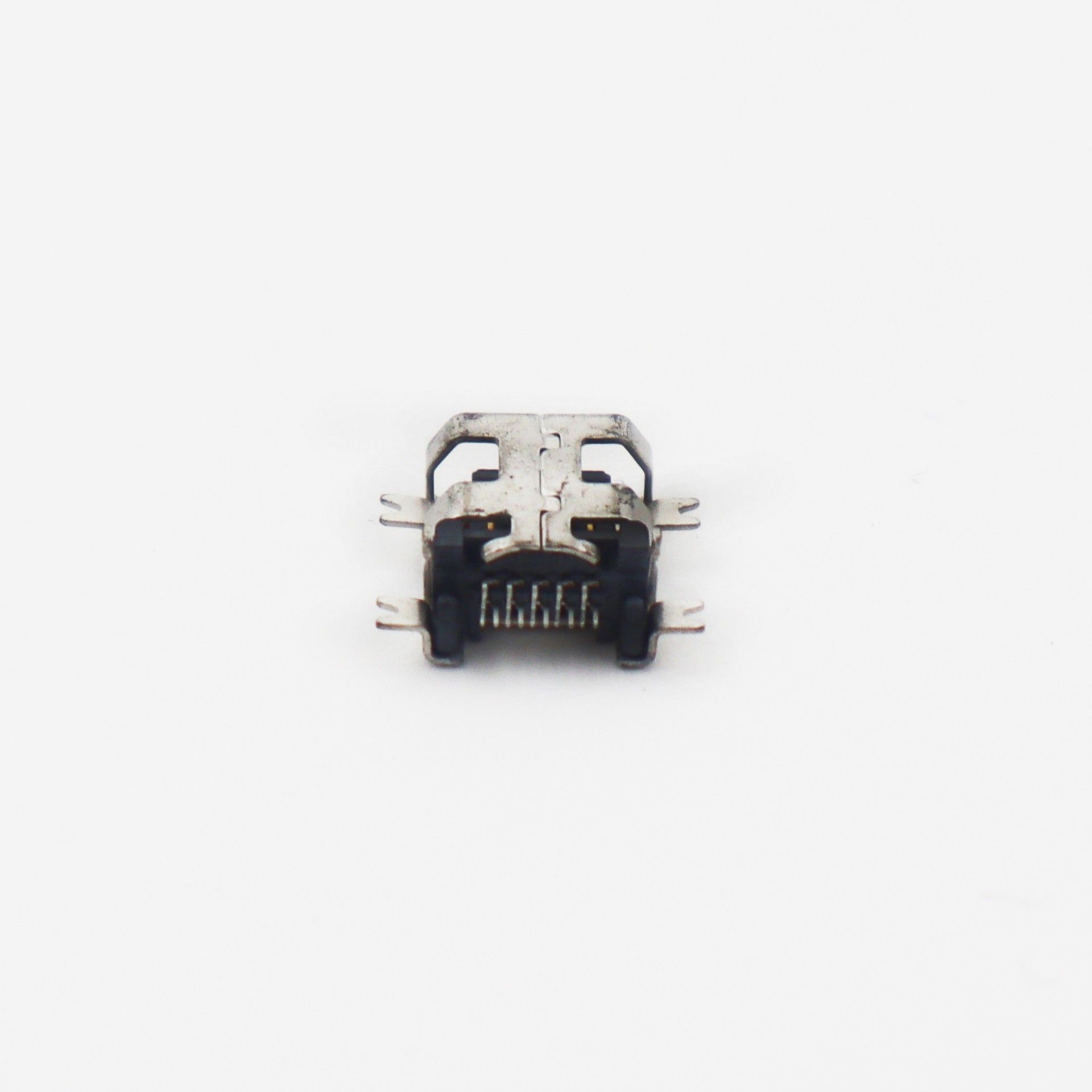 MS-073 Smd 10 Pin Mini Usb Dişi Gold Şase Soket #3