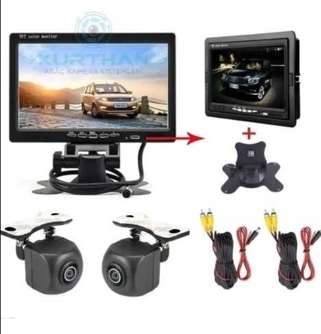 Navigold 7 inc Monitör ve 2 Otobüs Kameralı Set