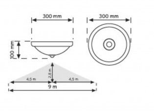 NO-VO NV004 18W Beyaz Led Sens Acil Kit Tavan Arm. #2