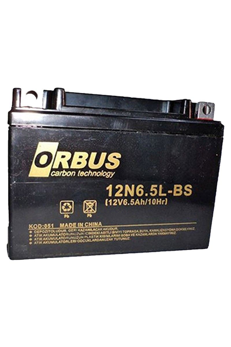 Orbus 12N6.5L-BS 12V 6.5Ah Motosiklet Aküsü