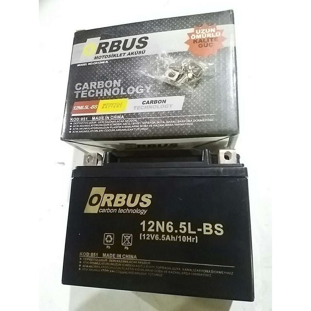 Orbus 12N6.5L-BS 12V 6.5Ah Motosiklet Aküsü #2
