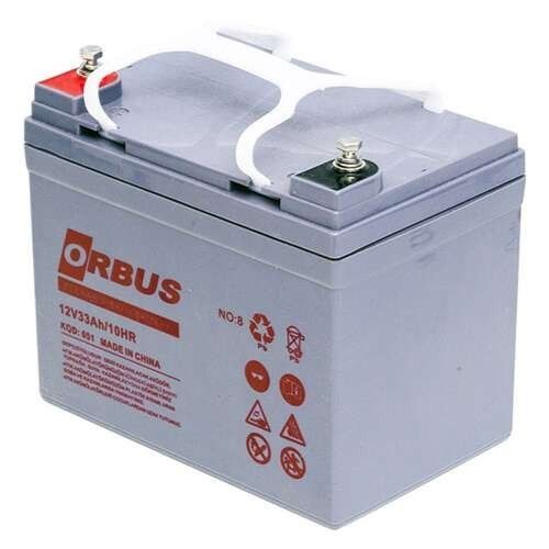Orbus 12V 33Ah Engelli Bakımsız Tip Karbon Jel Akü #1