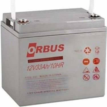 Orbus 12V 33Ah Engelli Bakımsız Tip Karbon Jel Akü #2