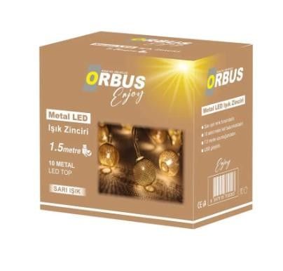 Orbus Ay Yıldız Led Işık Zinciri 1.5m. #2