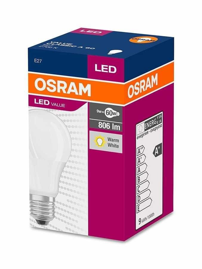 Osram Led Value 8.5W (60W) E27 Günışığı Led Ampul #4