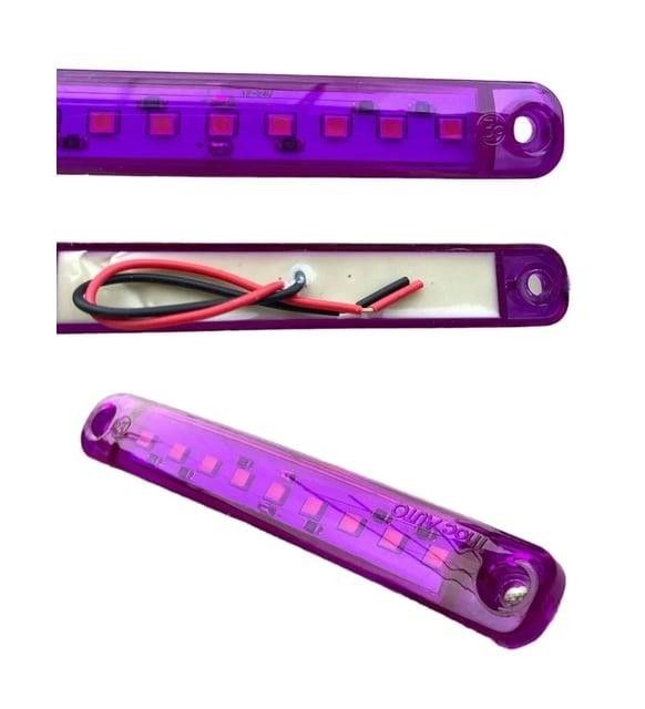 Oto Parmak Led Mor (9 Ledli) #2