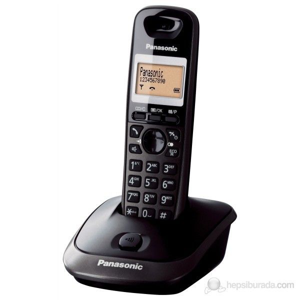 Panasonic KX TG2511 Kablosuz Dect Telefon Siyah
