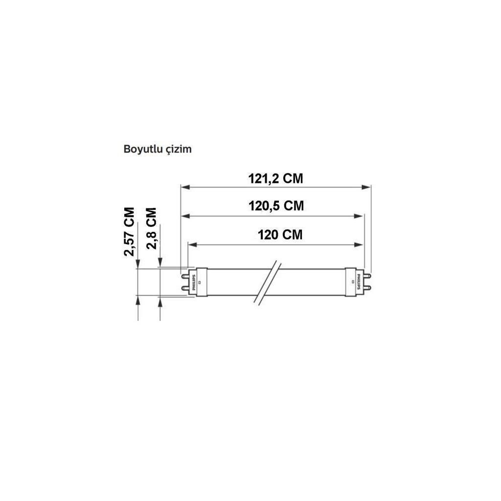 Philips Ecofit 16W G13 6500K Beyaz Led Floresan #3