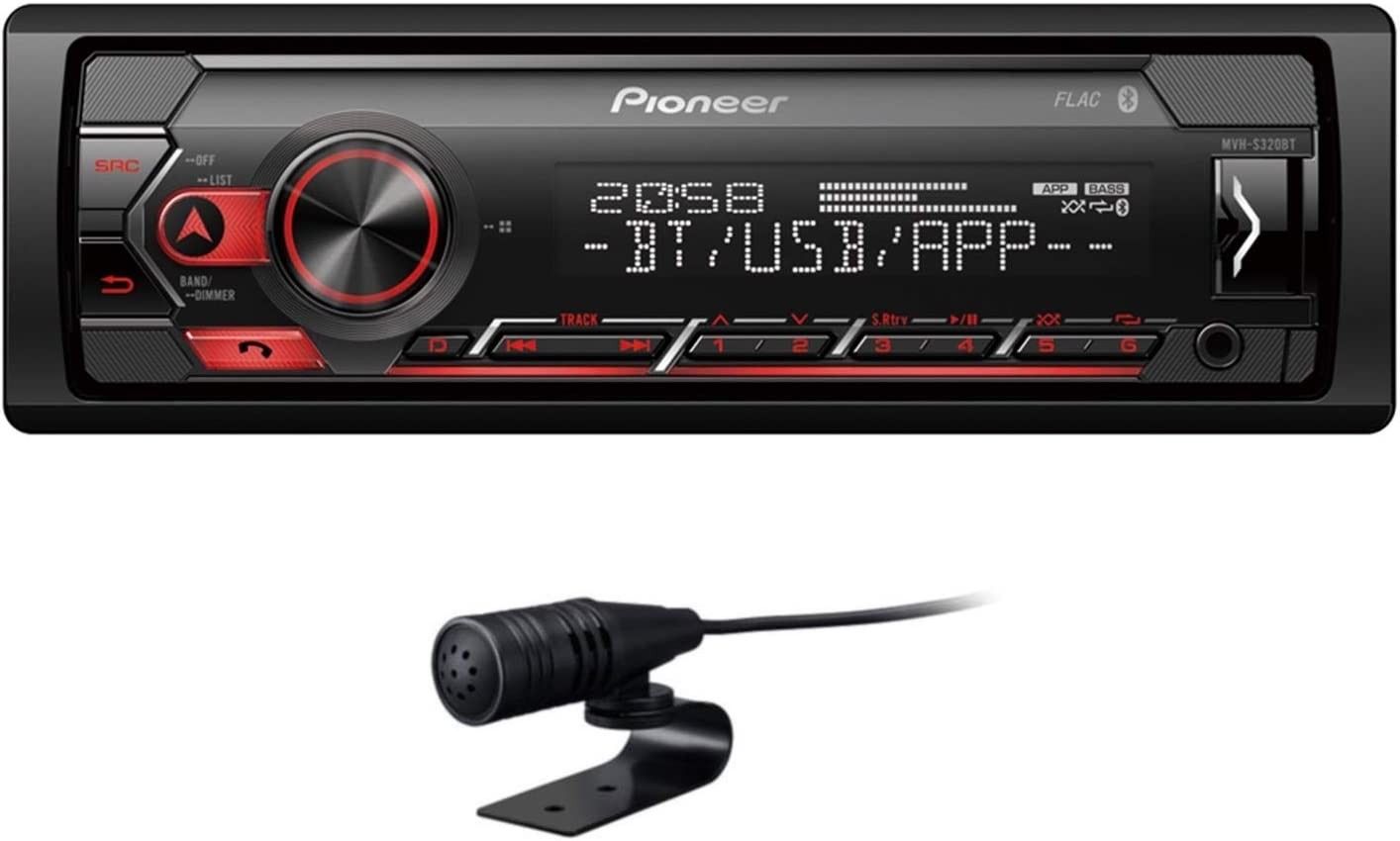 Pioneer MVH-S320BT Usb/Mp3/BT 4x50W Oto Teyp  #4