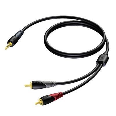 Procab CLA711/3 2xRCA 3.5mm Stereo E-E Kablo 3m.