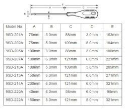 Proskit 9SD-207A 6.0x100mm Düz Tornavida #2