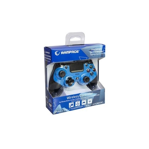 Rampage SG-RPS4 Plus Mavi BT Titreşimli Oyun Kolu #4